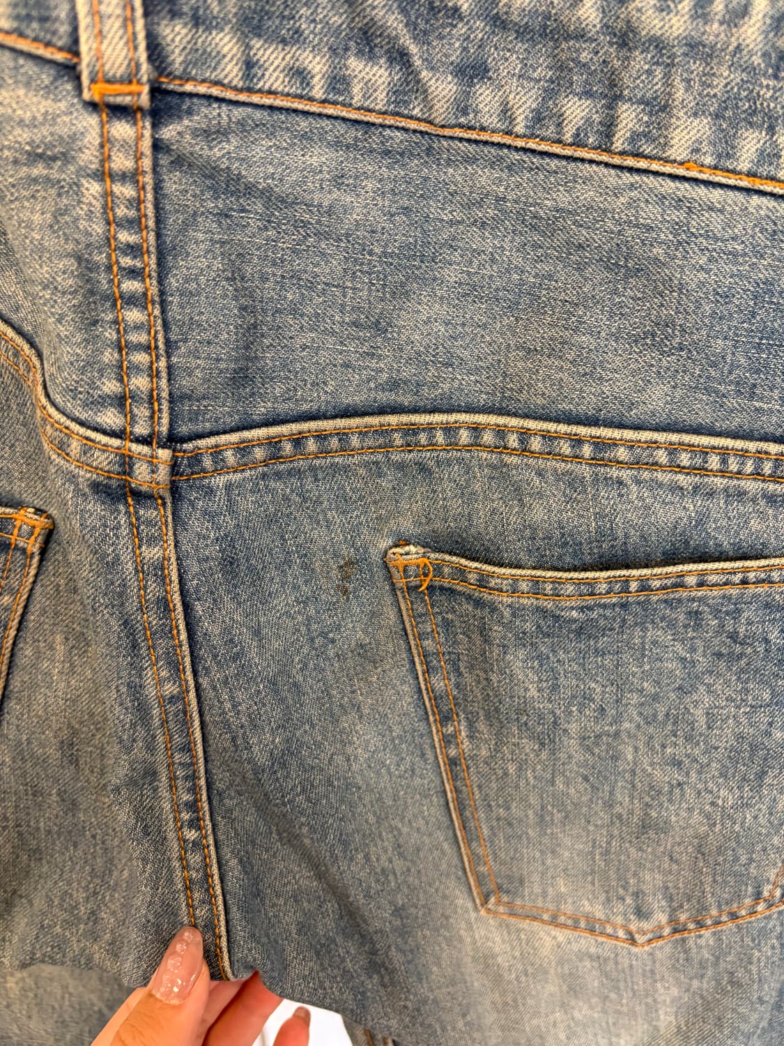 Vintage double button denim 상품이미지5