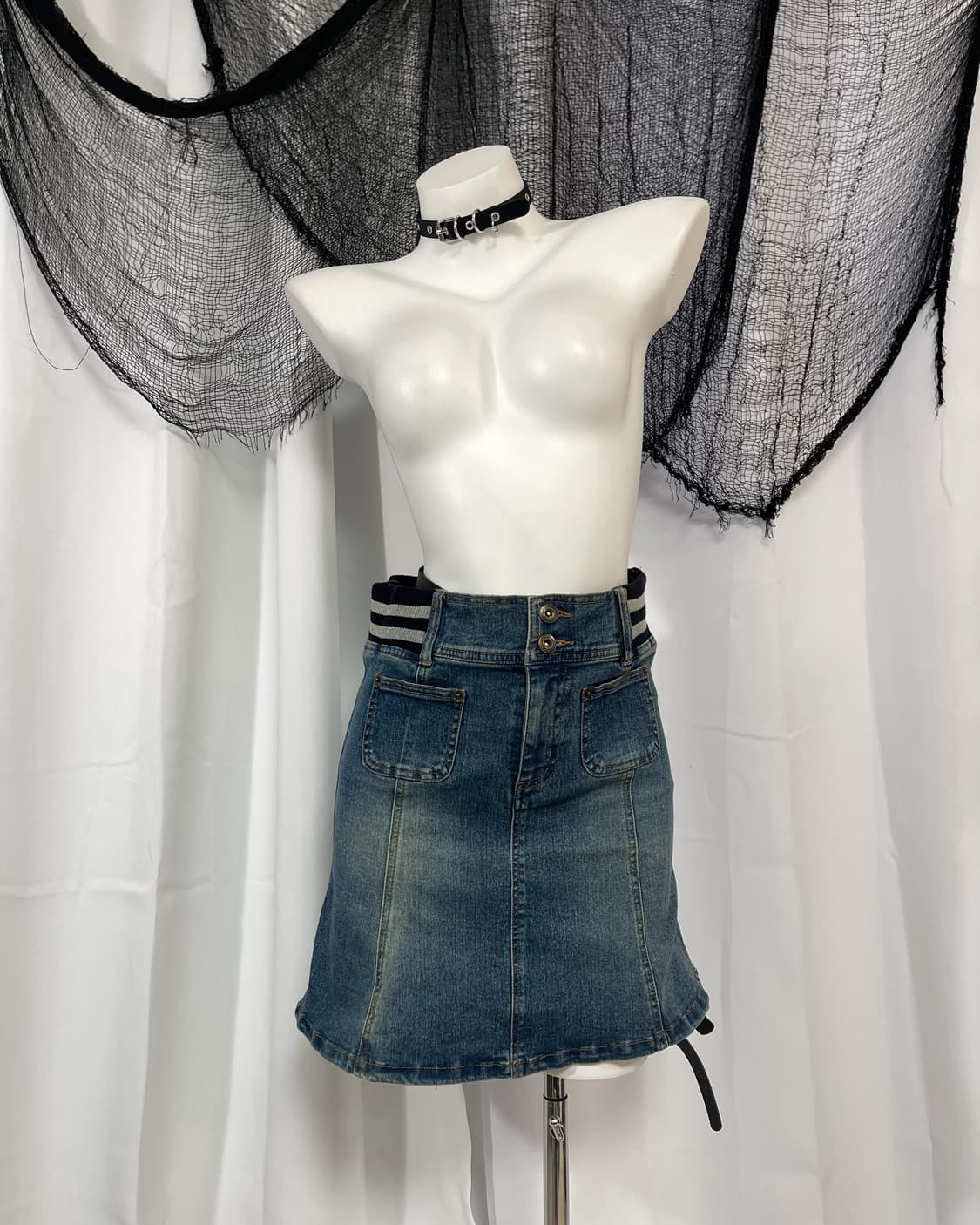 denim skirt 상품이미지1