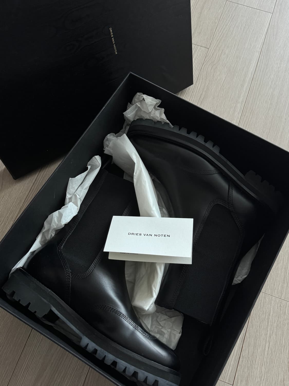 <실착 2회🖤> 드리스반노튼(Dries Van Noten) 첼시부츠 상품이미지1