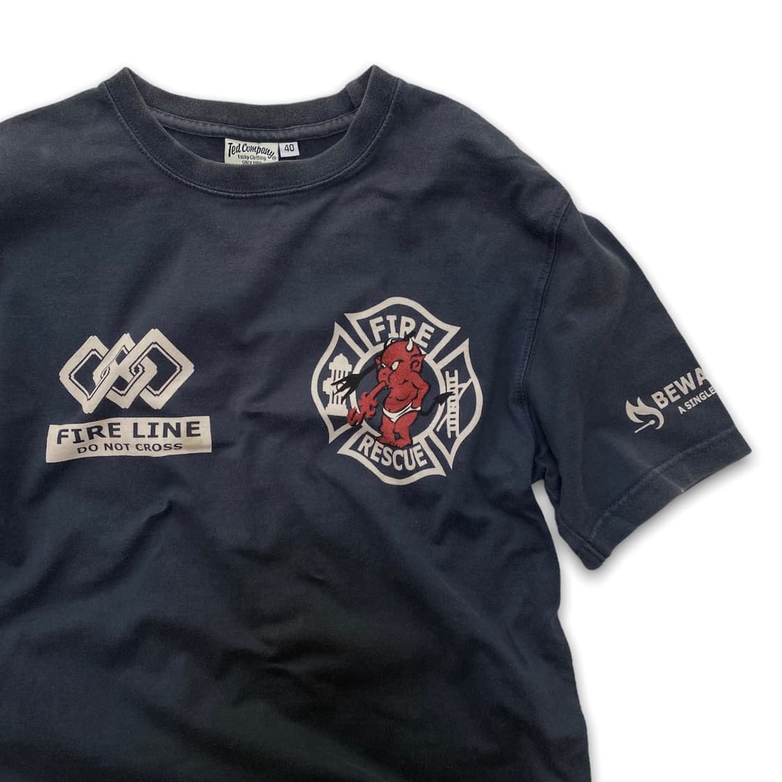 테드 컴퍼니 FIRE LINE 프린팅 반팔 티셔츠 상품이미지4