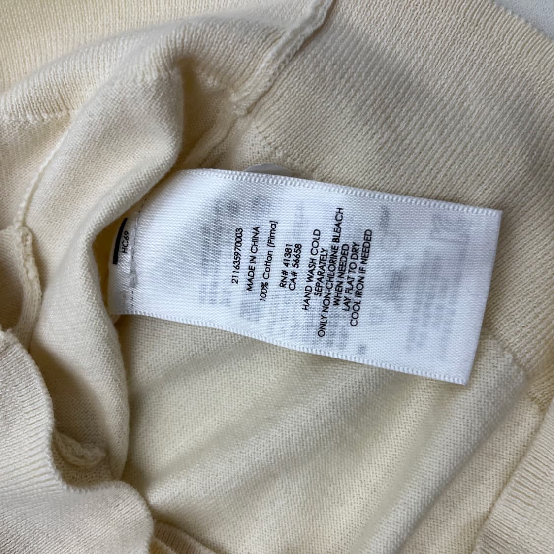 폴로 랄프로렌 딱붙핏 네이비포니 아이보리 가디건 XS 상품이미지5