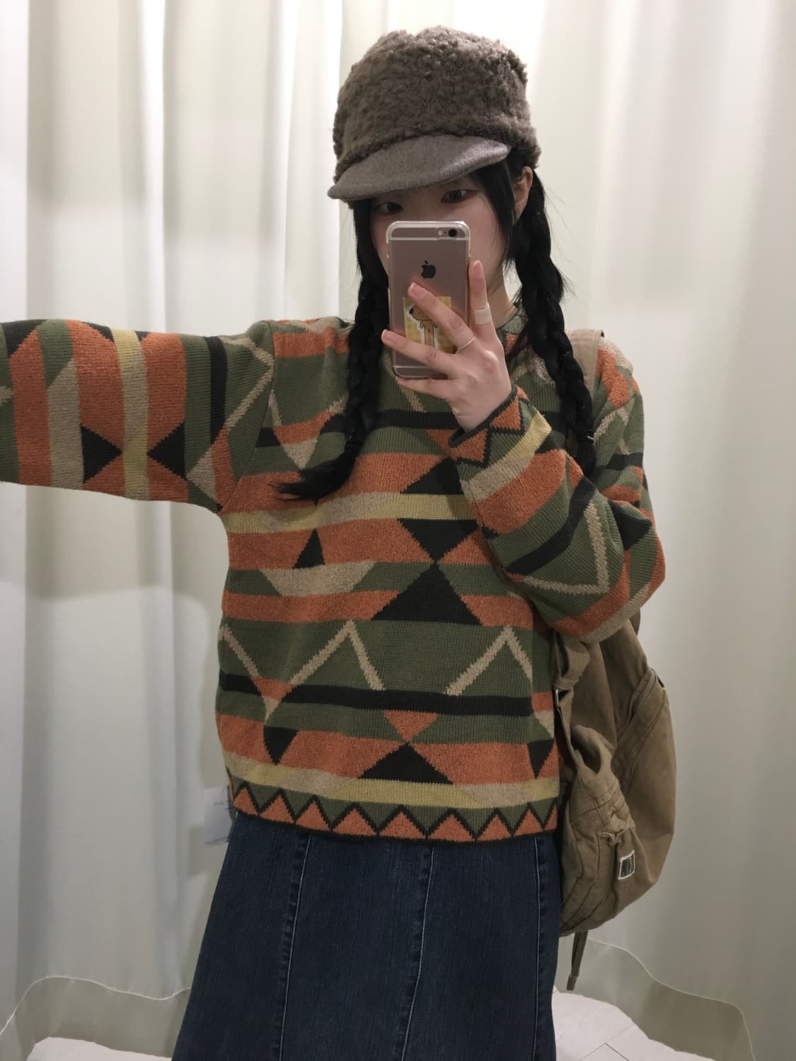 히피 패턴 니트 상품이미지3