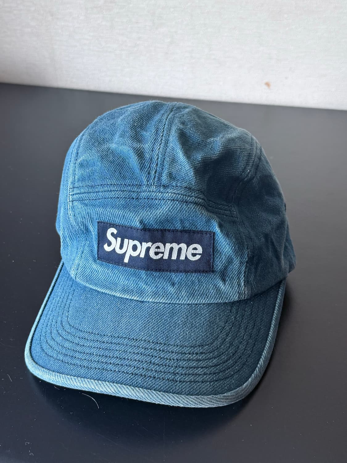 슈프림 데님 캠프캡 모자 상품이미지1