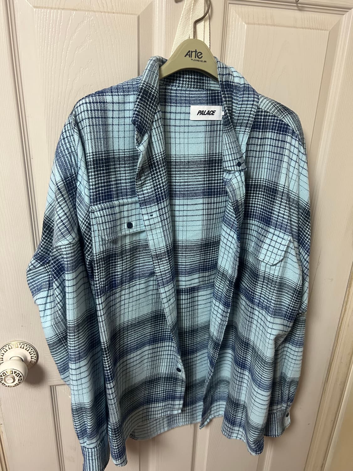 팔라스 브러시드 플란넬 드롭 숄더 셔츠 XL 상품이미지2