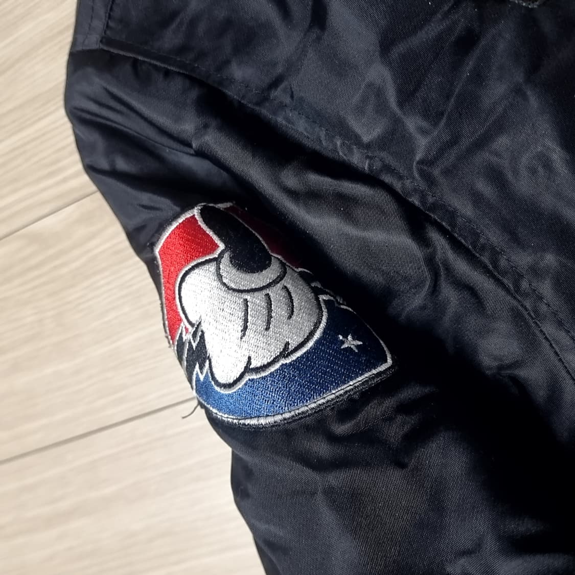 Feltics 펠틱스 블랙 패치 항공점퍼(95-103) 상품이미지4