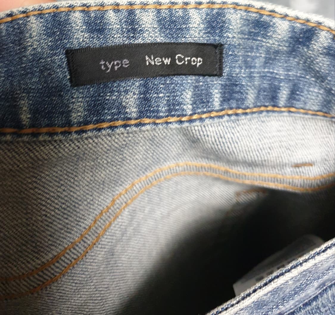 피스워커 뉴크롭 스톤워커 컷팅 데님팬츠 (32) 상품이미지6