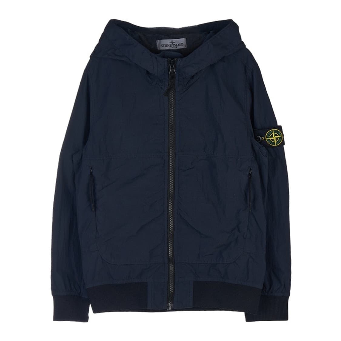 스톤아일랜드 키즈 후드 자켓 바람막이 네이비 상품이미지1