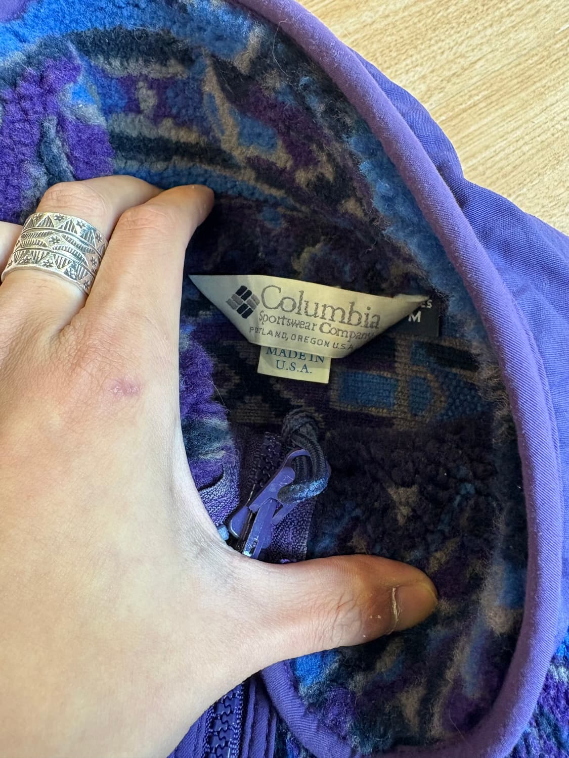 90s Columbia Aztec 플리스 상품이미지7