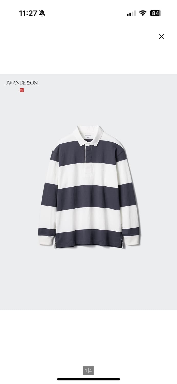 유니클로 jw앤더슨 럭비티 상품이미지1