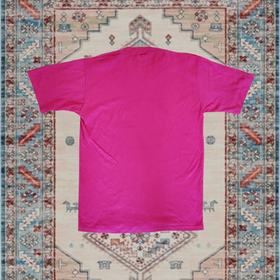 90s NHPA Horseshoe 빈티지 핑크 티셔츠 (M) 상품이미지2