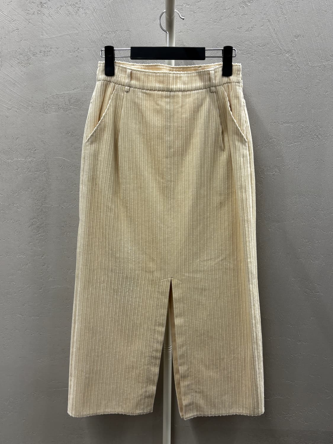 TIME 코듀로이 스커트 아이보리 상품이미지7