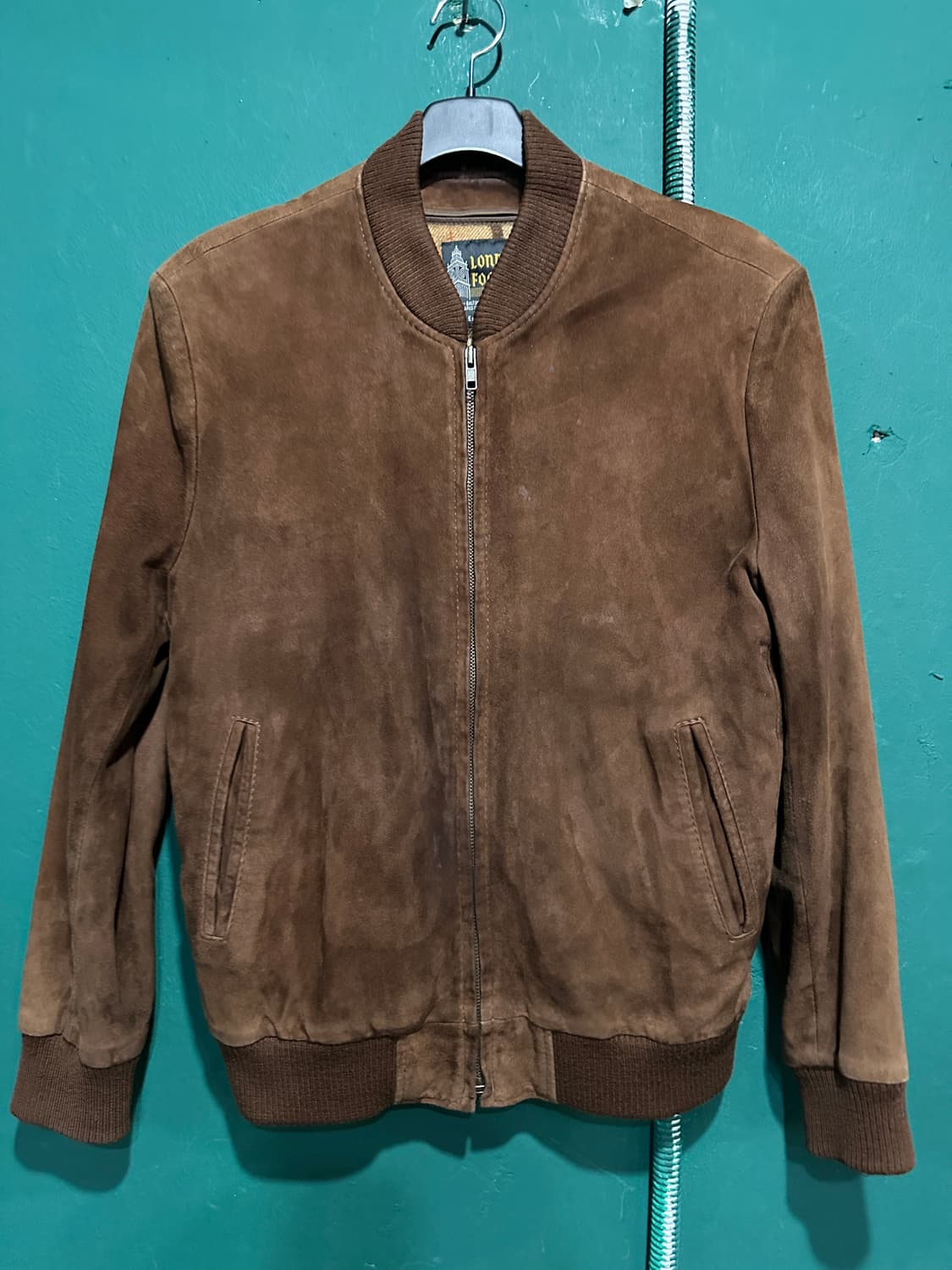 런던포그 양가죽 스웨이드자켓 100사이즈 상품이미지1