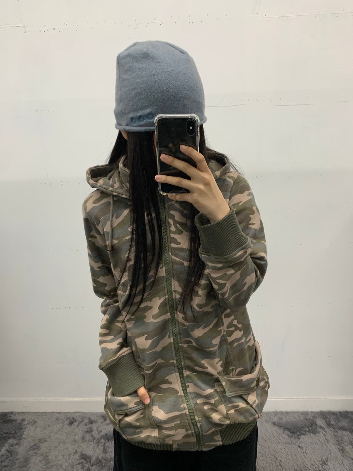 Colza 카모 후드집업 상품이미지3