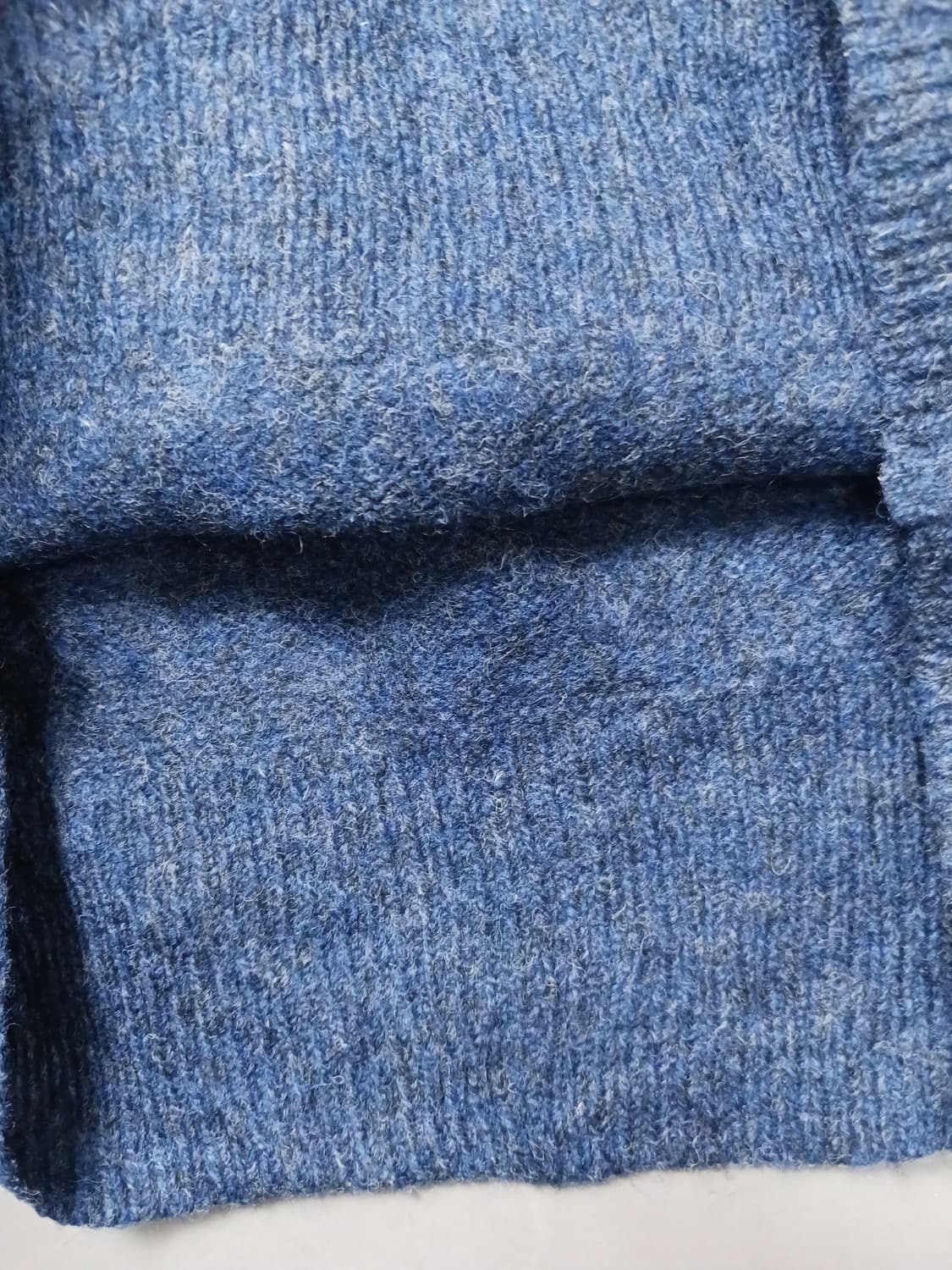 [S] 바나나리퍼블릭 울 100% 라운드넥 니트 스웨터 블루 상품이미지5