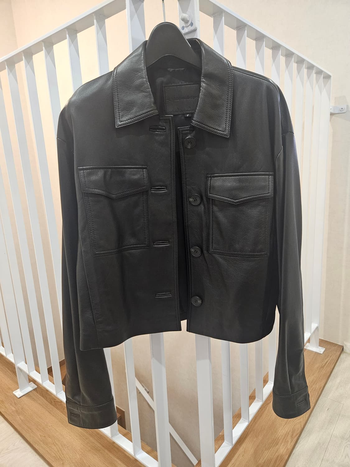 메종드 스페로네 램스킨 100% 가죽자켓 F사이즈 상품이미지2