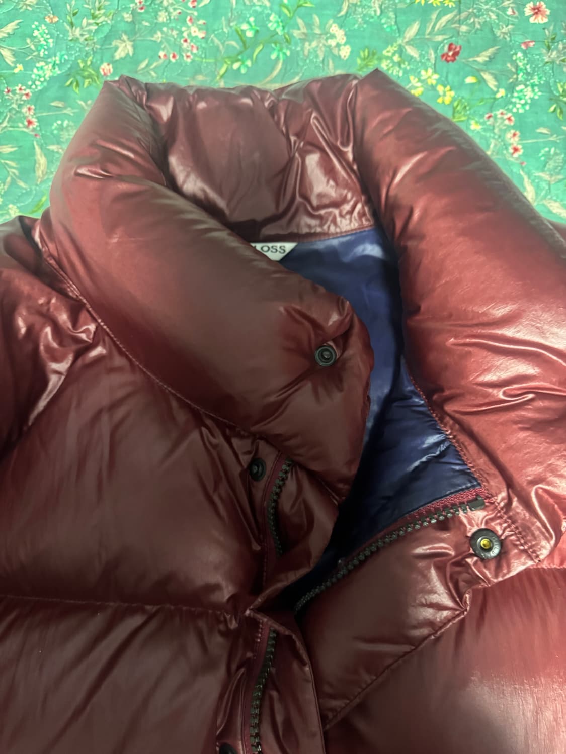 [M]헤리티지플로스 1972숏패딩 레드 상품이미지5