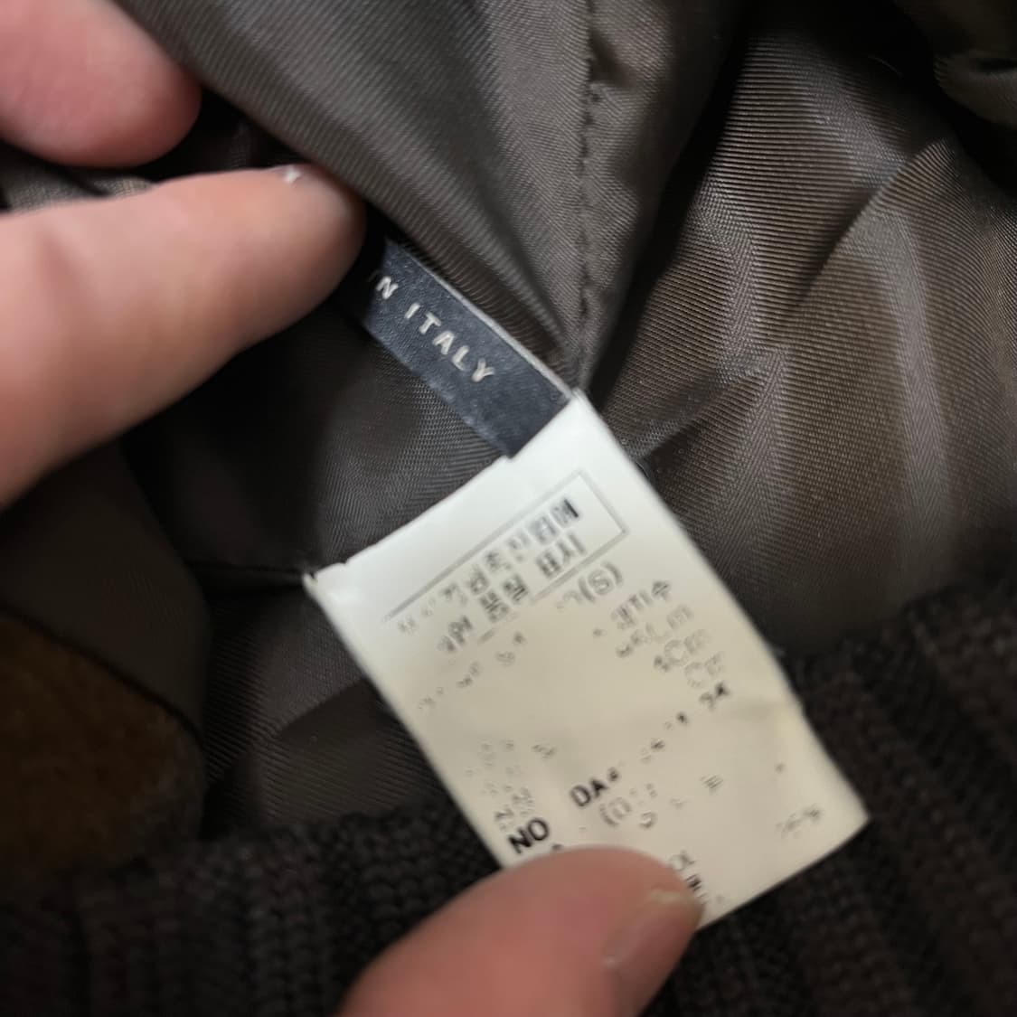 DECO 여성 모직 울 베이지 체크자켓 S(90) 상품이미지6