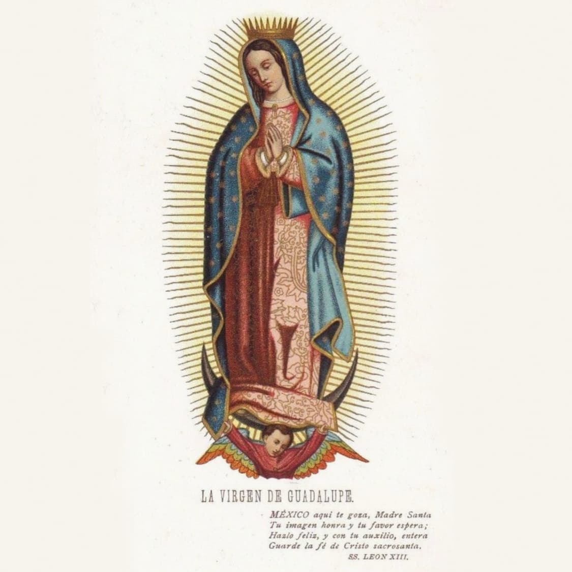 80s 과달루페의 성모 자수 패브릭 상품이미지7