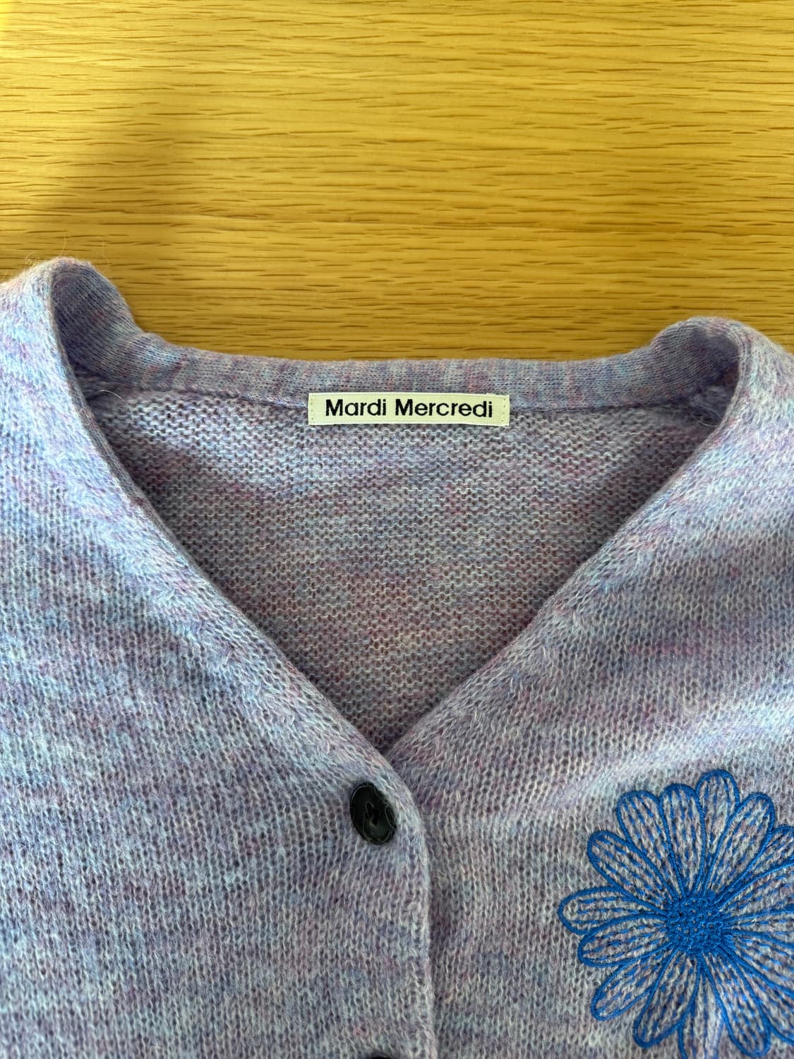 마르디메크르디(MARDI MERCREDI) 울&모헤어 블렌드 가디건 상품이미지5
