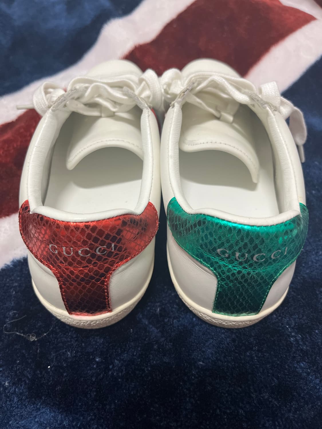 구찌 에이스 스네이크 자수 스니커즈:41(260~265) 상품이미지3