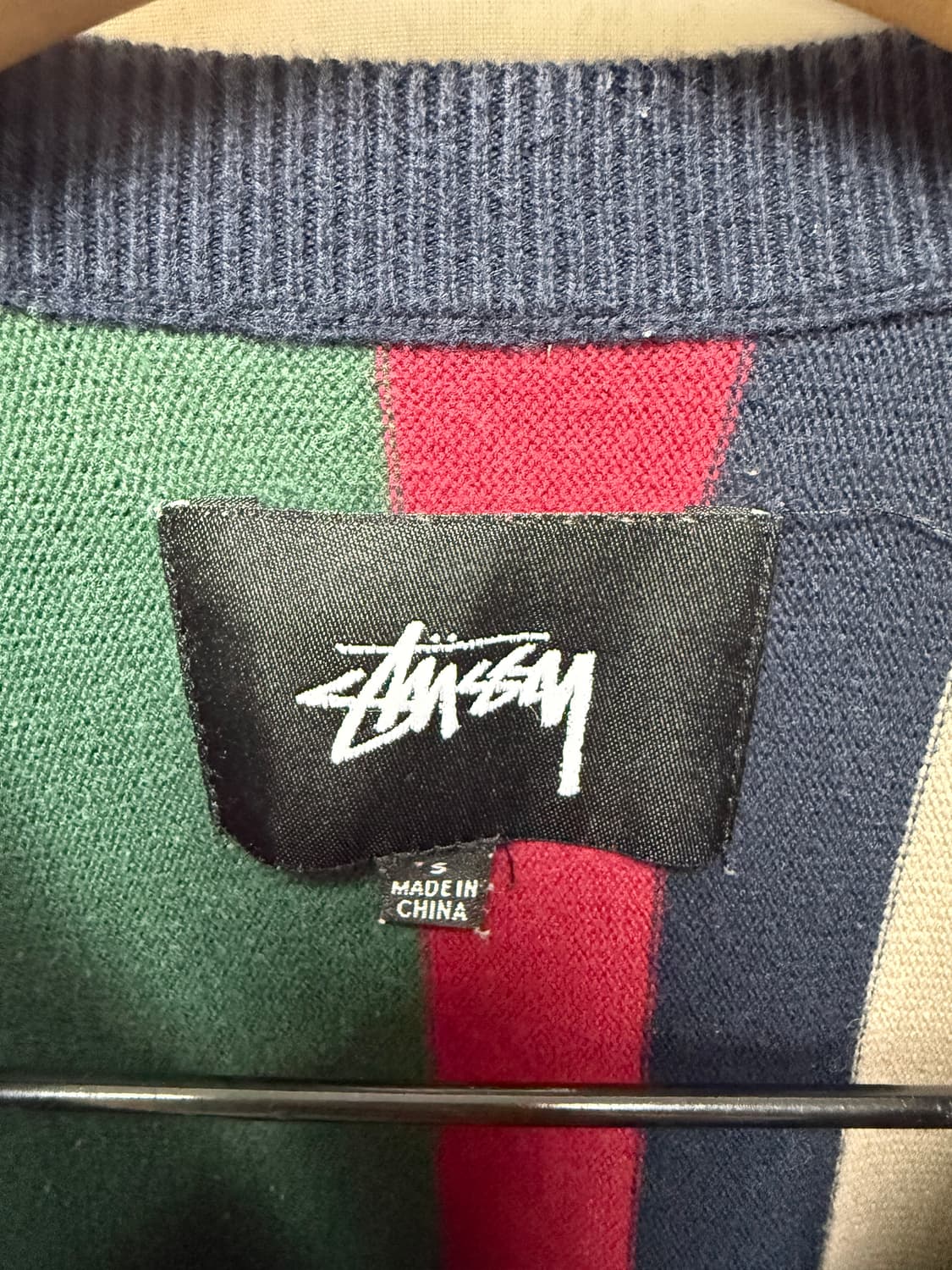 스투시 버티컬 스트라이프 크루넥 니트 상품이미지3