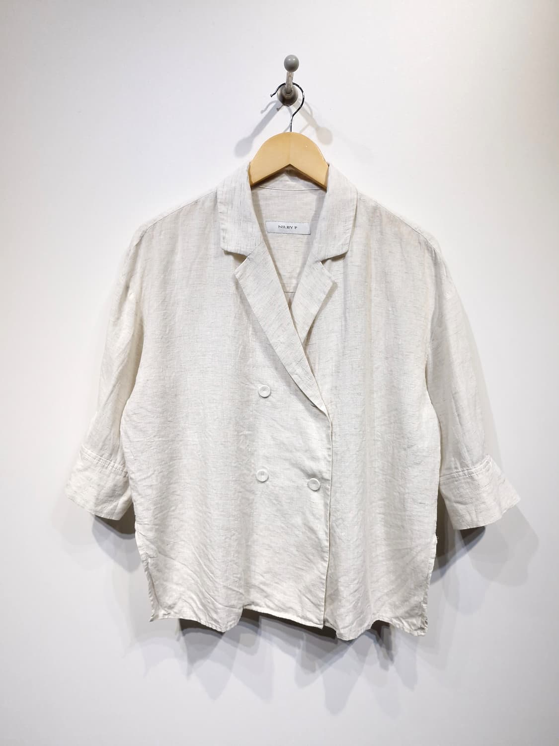 NILBY P 닐바이피 린넨100% 오버핏 자켓 상품이미지1