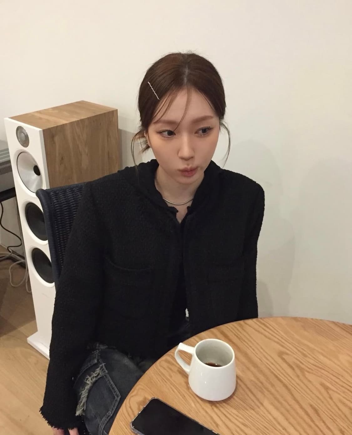 언앤써드미스테리 트위드 자켓 블랙 상품이미지1