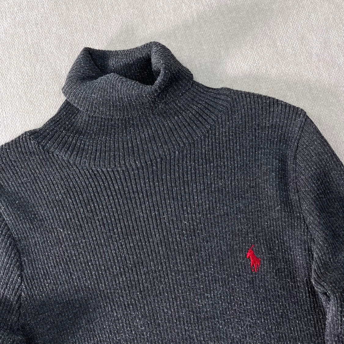 W 90 폴로랄프로렌 터틀넥 골지 니트 상품이미지2