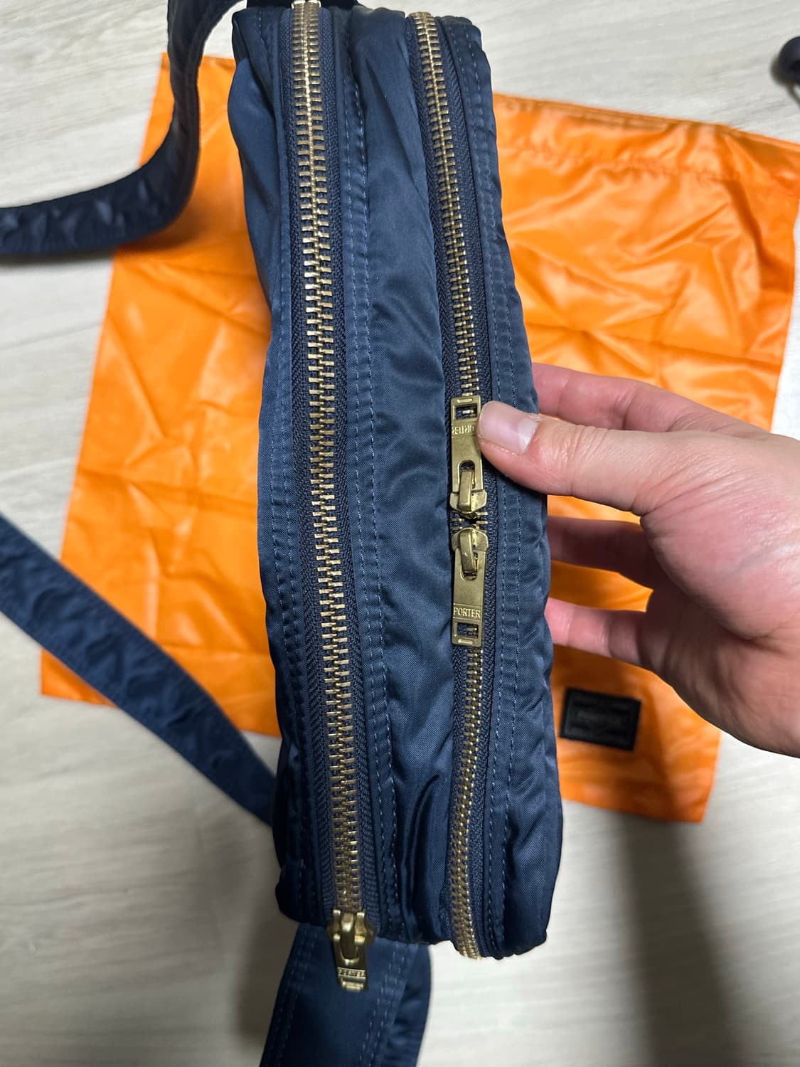 PORTER 요시다 포터 탱커 숄더백 아이언 블루 L 신형 상품이미지4