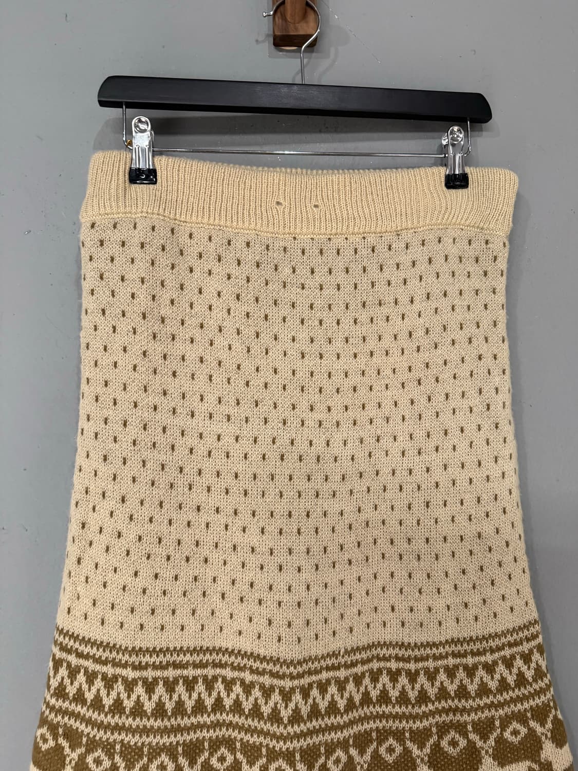 nordic pattern knit midi skirt 상품이미지6