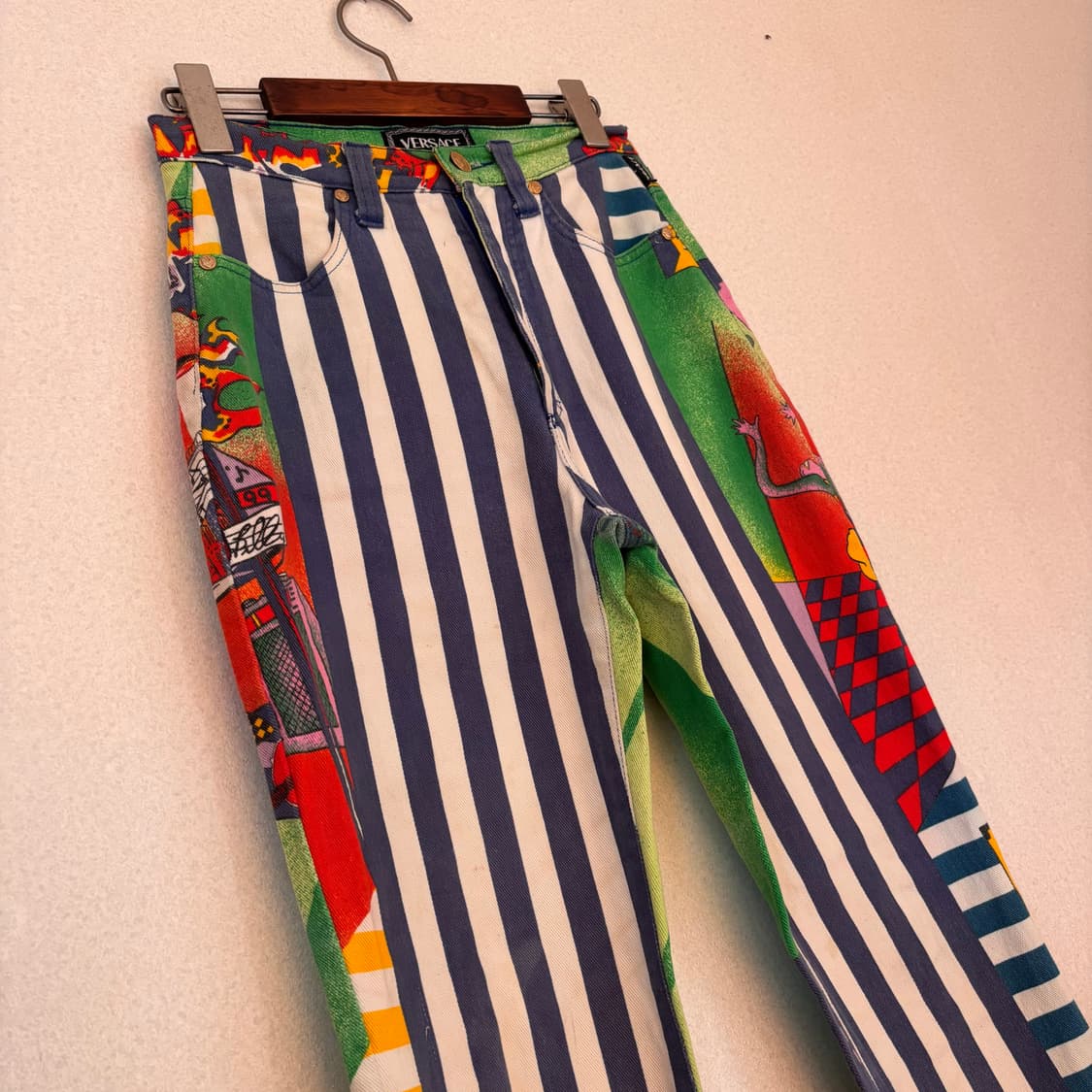 90s 아카이브 24 베르사체 정품 데님 청바지 VJC 빈티지 상품이미지3