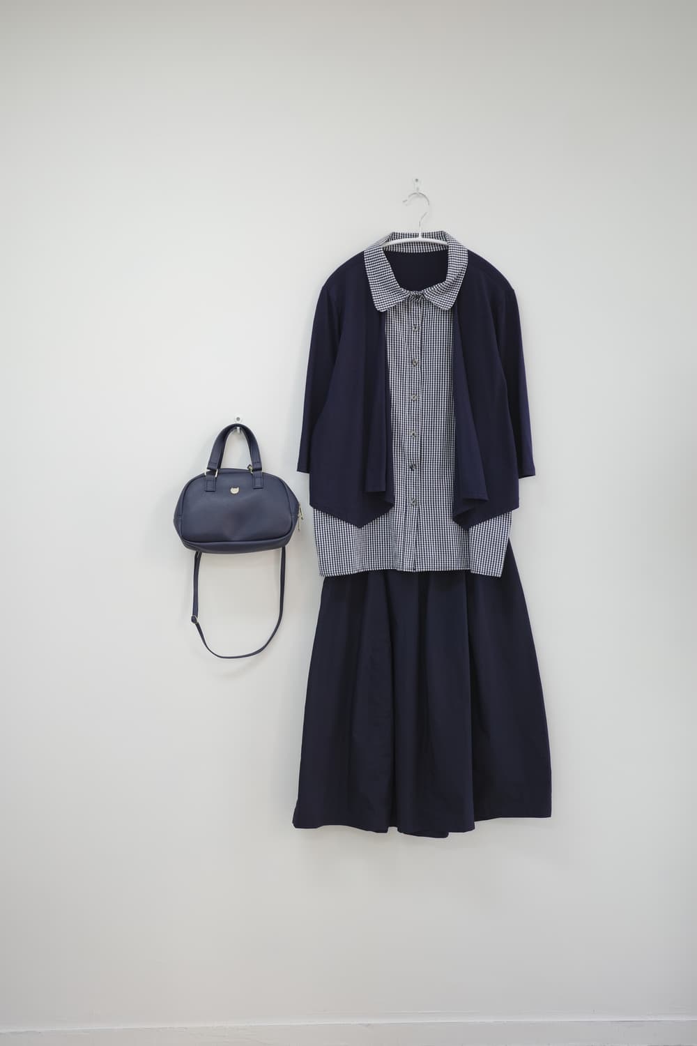  Check cardigan layered T-shirt 상품이미지6