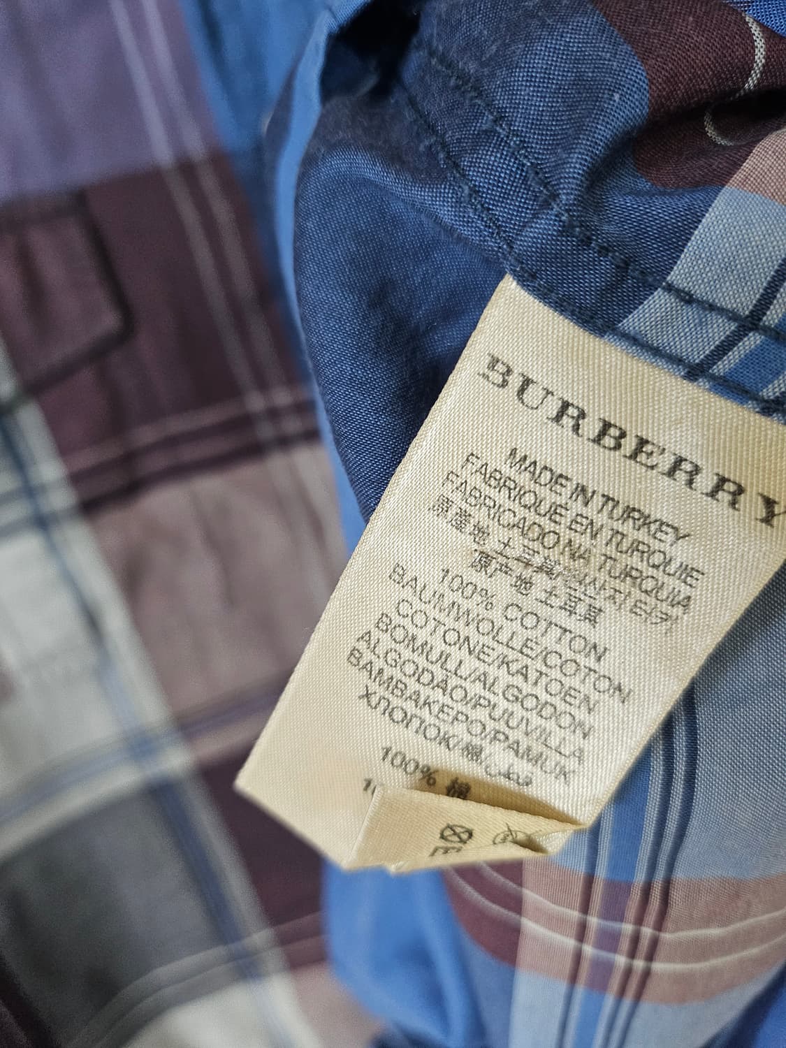 버버리정품 남성티셔츠 100~105 상품이미지4