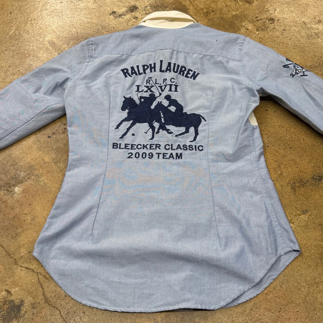 [정품/4] 폴로 랄프로렌  머서 클래식 셔츠 블루 b17 상품이미지4