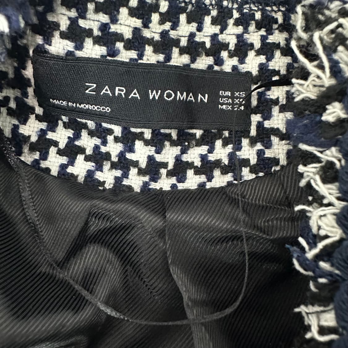 자라우먼 하운드투스 트위드자켓 상품이미지3