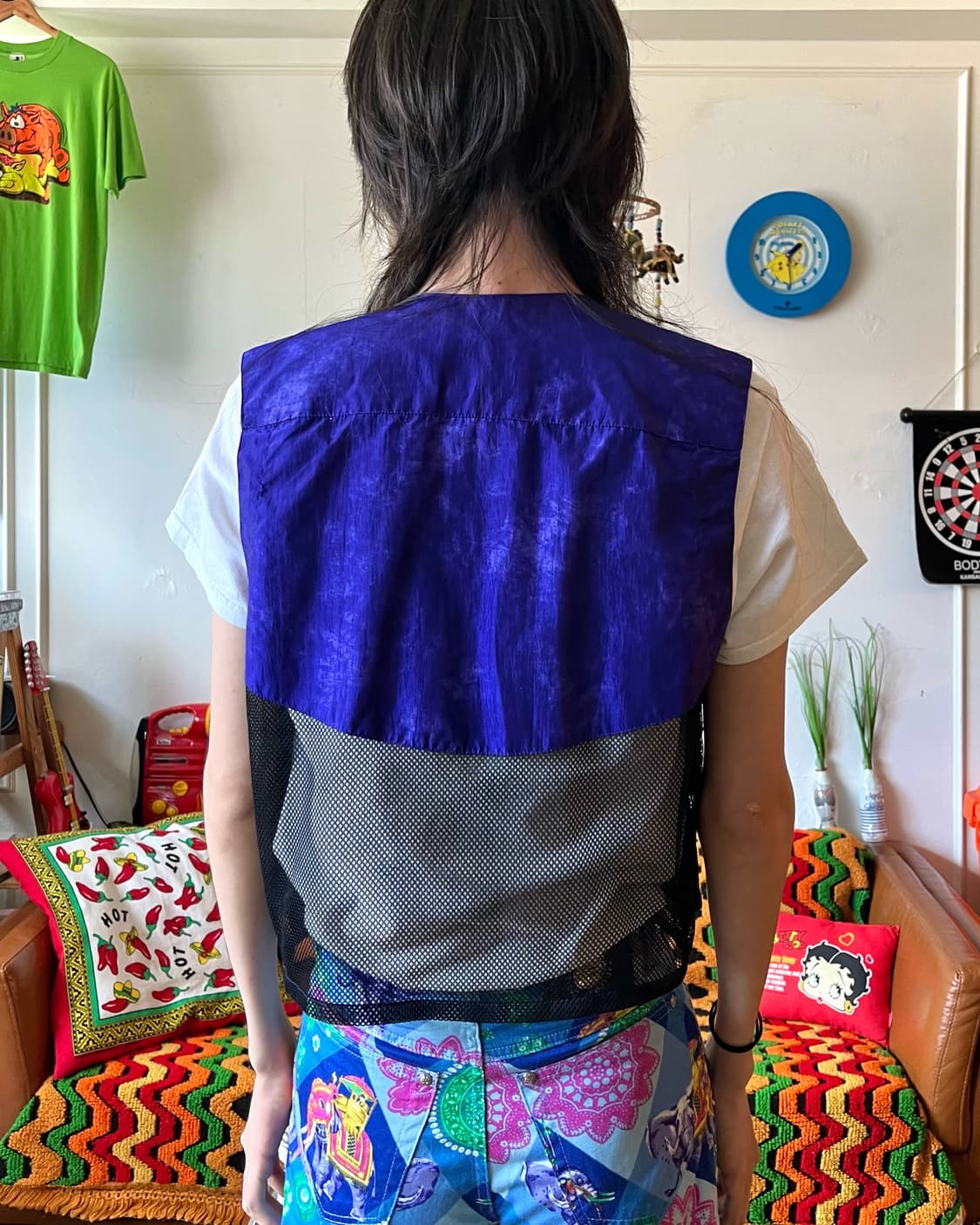 90s Japanese Utility 3D Pocket Old Vest 상품이미지3