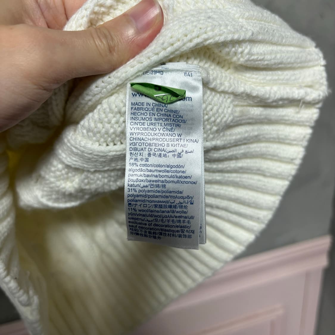 타미 진스 꽈배기 니트 상품이미지3