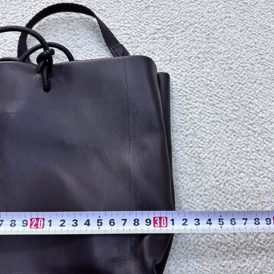 F 자라 가죽 토트백 0409E 상품이미지5