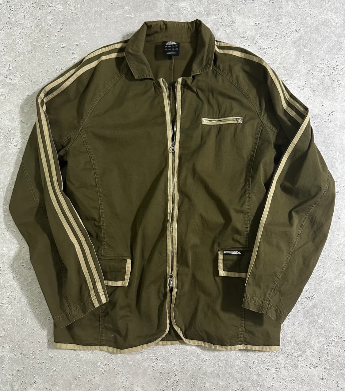 00s adidas Japan 파이핑 투웨이 자켓 상품이미지2