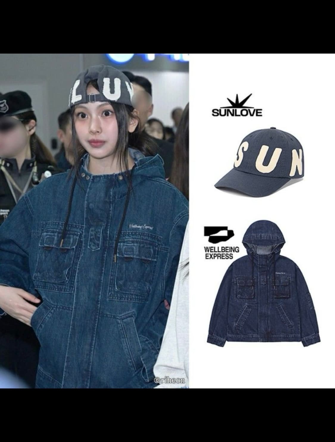 Wellbeing express hood denim jacket 상품이미지2