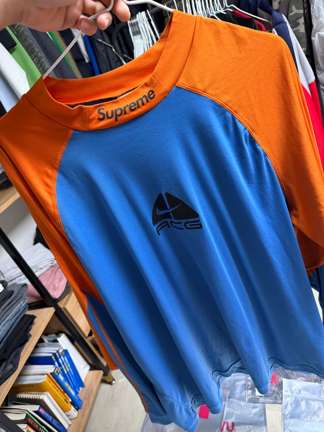 슈프림 x 나이키 ACG 저지 더스티 블루 - 22FW, L사이즈 상품이미지4