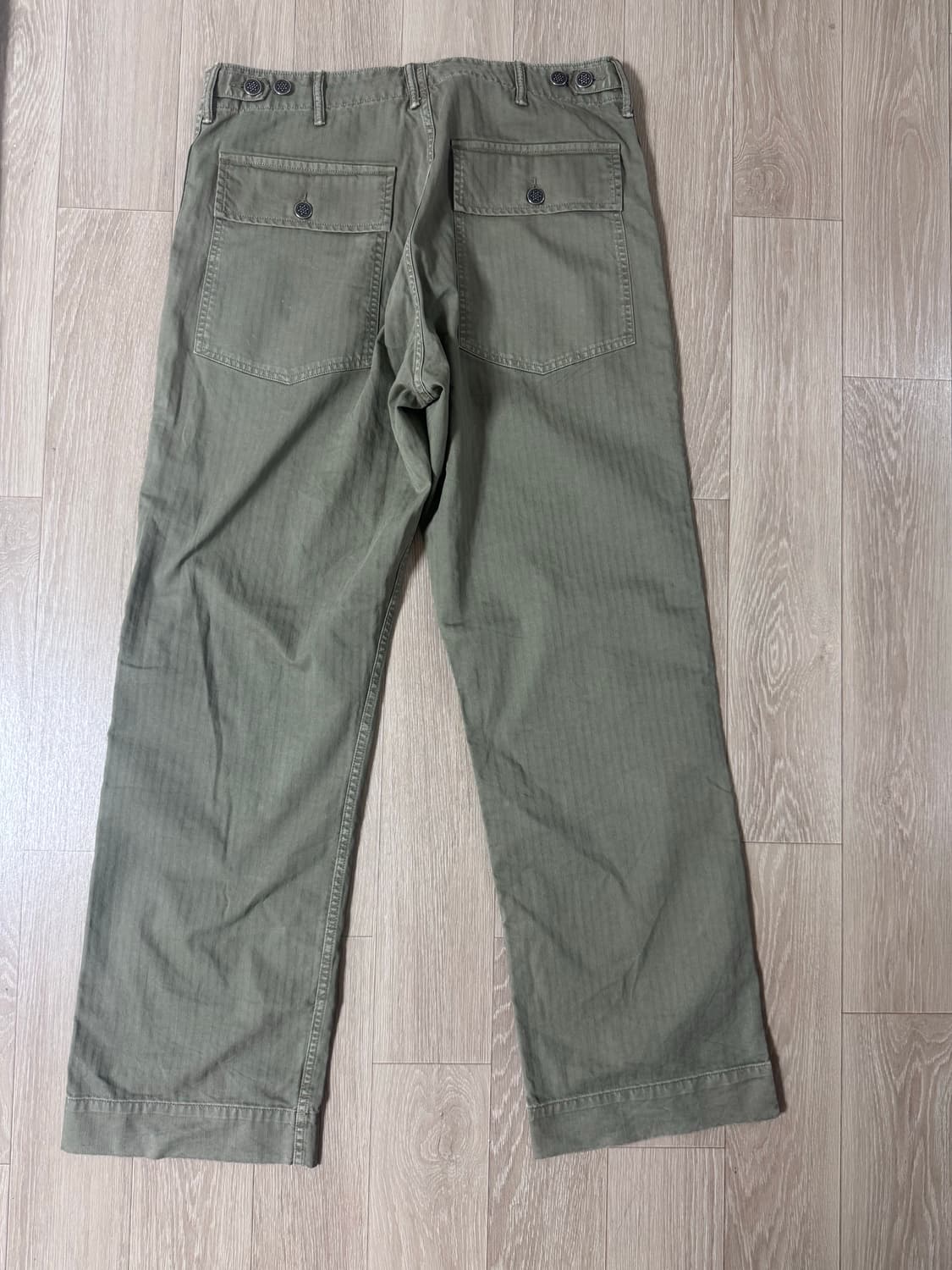 32/32 더블알엥 헤링본 퍼티그 팬츠 필드 치노 상품이미지5