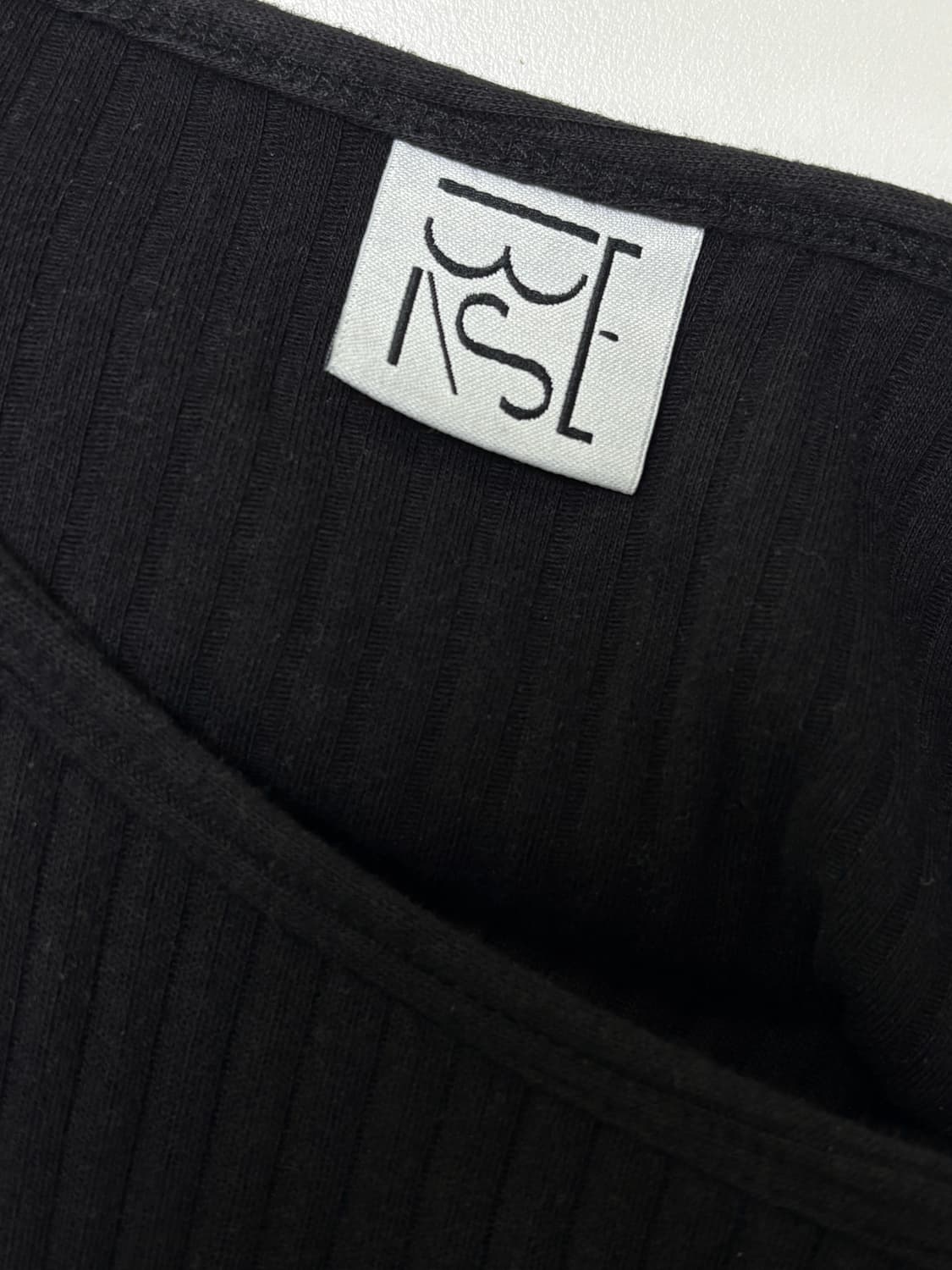 베이스레인지 Baserange Clair Dress  Black/S 상품이미지9