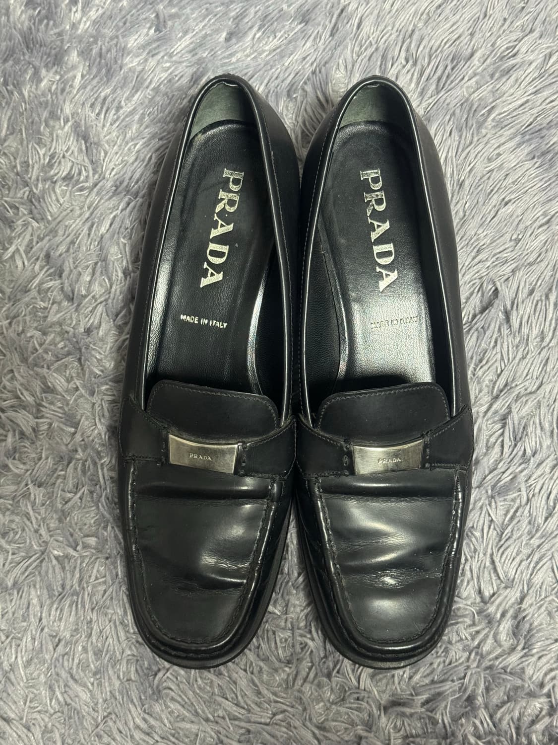 프라다 블랙 로퍼 상품이미지2