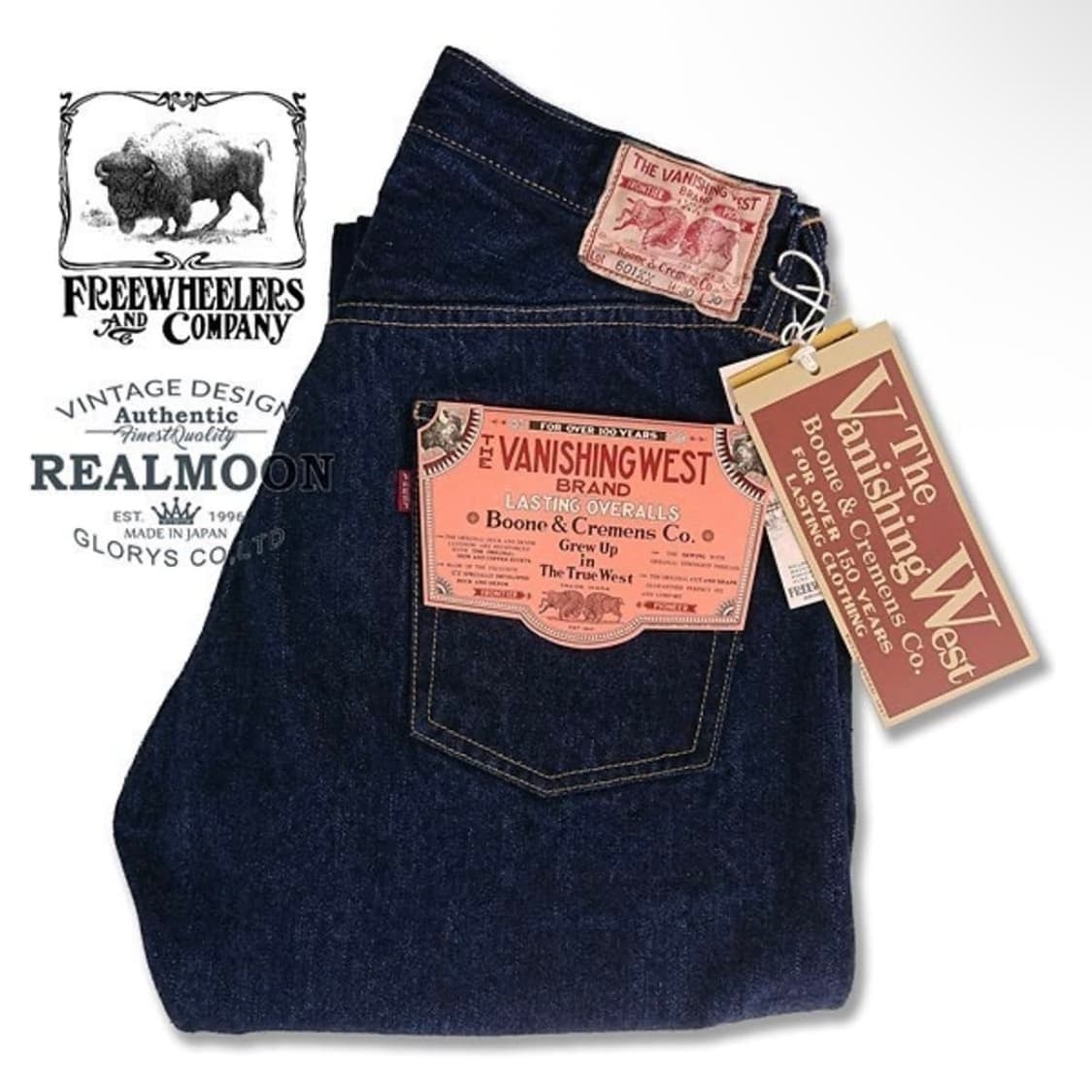 [36x34]프리휠러스 601XX 1951 원워시 데님팬츠 상품이미지1