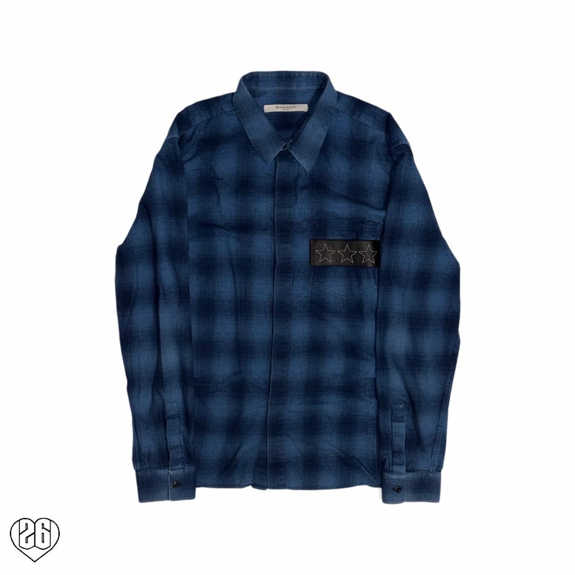 AW16 Givenchy Star Patch Flannel Shirt 상품이미지1