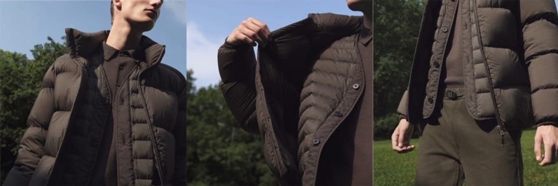 르메르 X 유니클로 16FW 봉태규 경량 패딩 라이너 블랙 L 상품이미지5