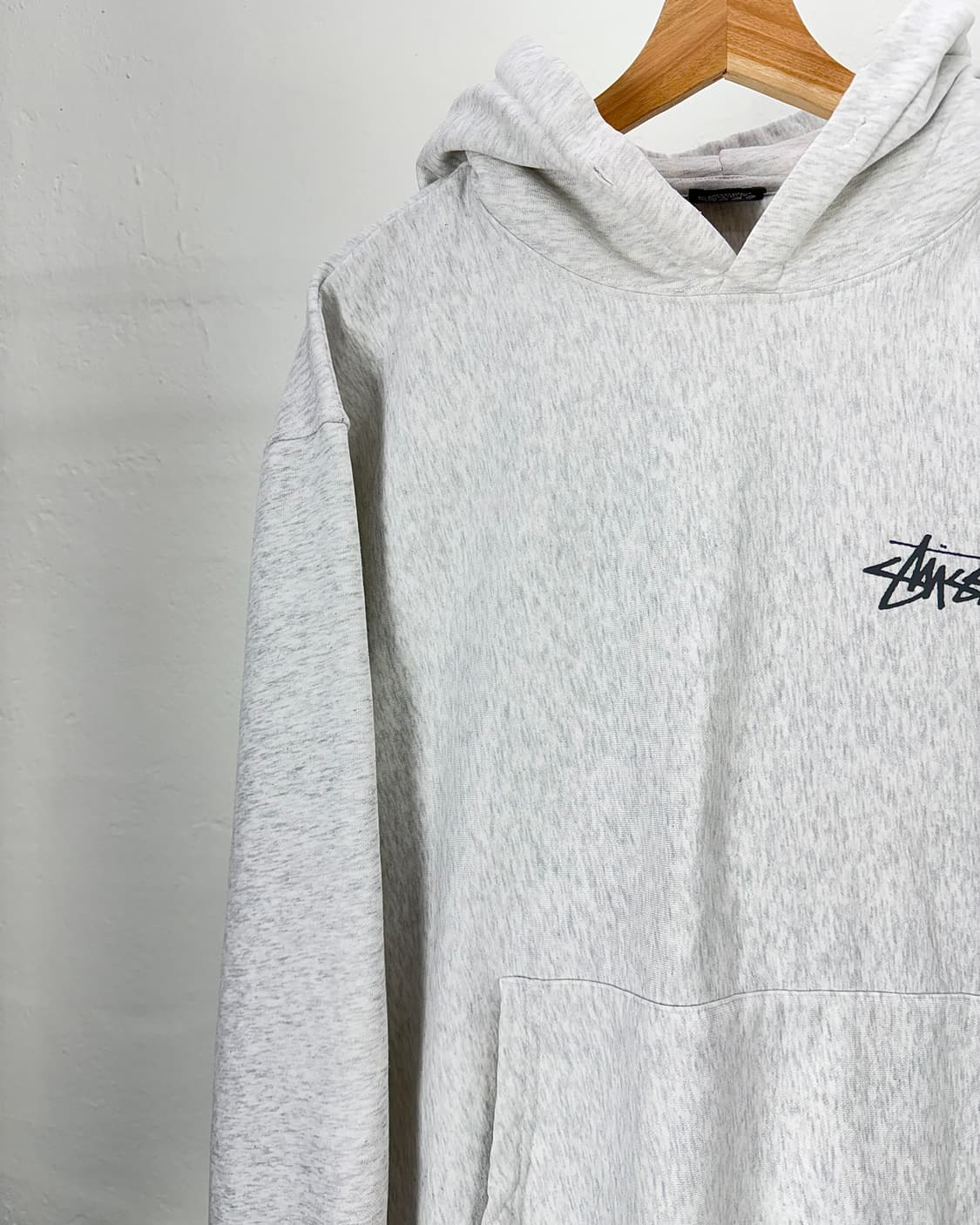 스투시 22fw 8볼 페이디드 후드 애쉬 헤더 상품이미지3