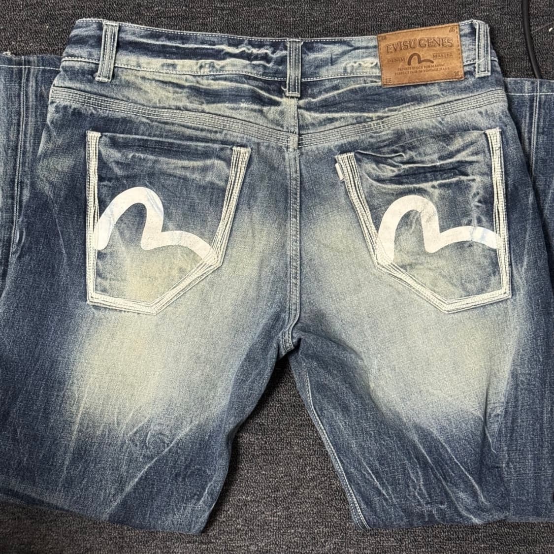 에비수 빈티지 데님 팬츠 상품이미지3