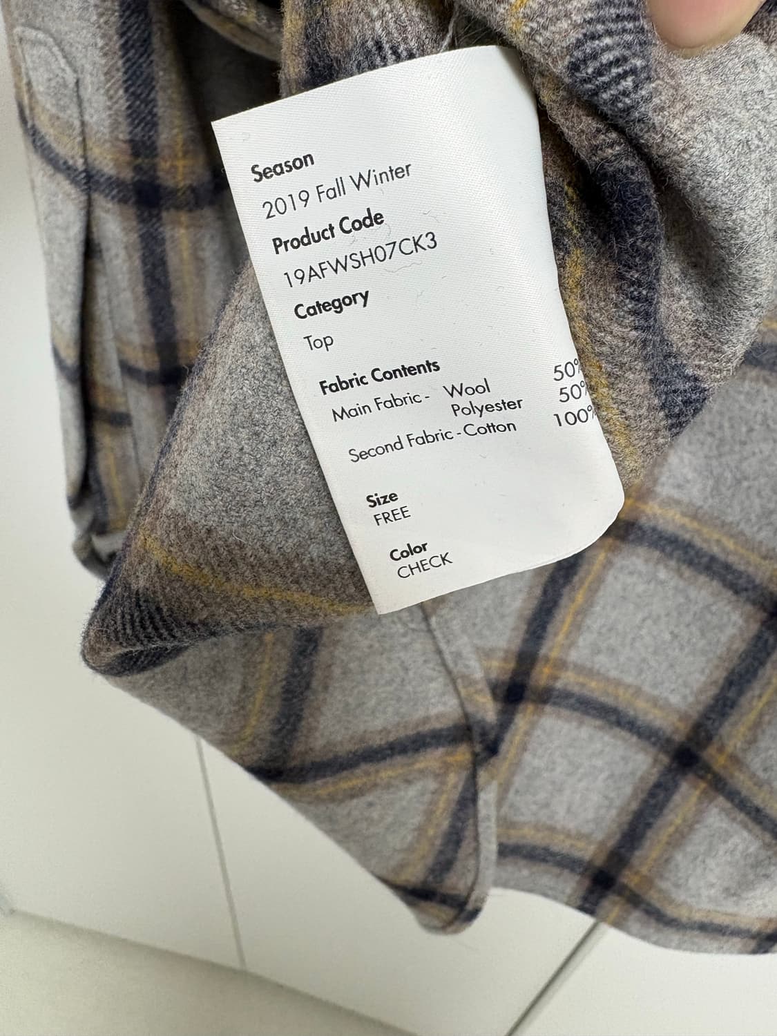 아더에러 체크셔츠 상품이미지4